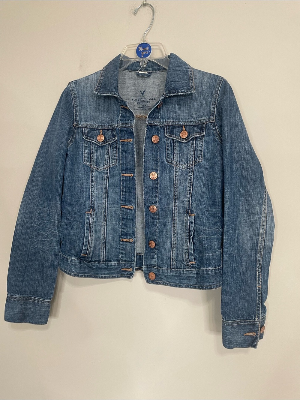 American Eagle Blue Denim Jacket ~Size Medium
